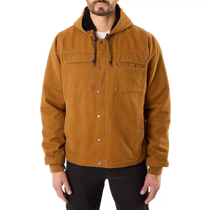 Mens Smiths Workwear Sherpa-Lined Duck Canvas Hooded Work Jacket Product Image