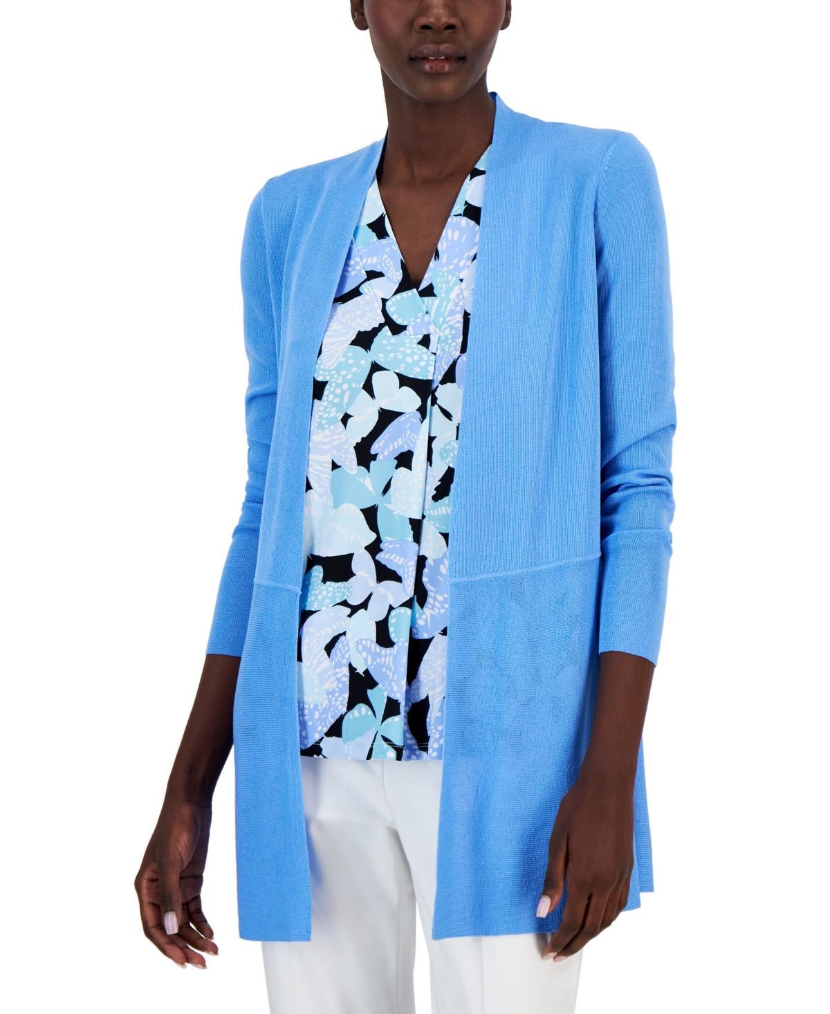 Anne Klein Monterey Open-Front Longline Cardigan Product Image