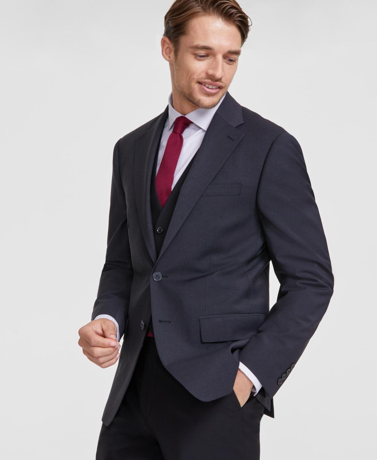 Calvin Klein Mens Slim-Fit Wool-Blend Stretch Suit Jackets Product Image