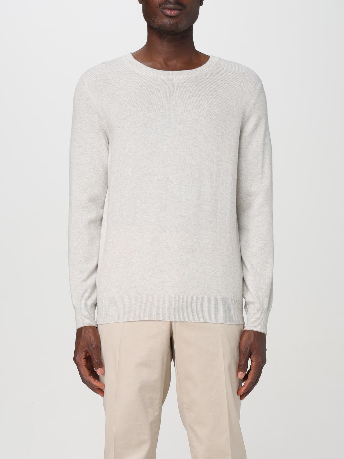 BRUNELLO CUCINELLI Long Sleeves Crew Neck Sweater In White Product Image