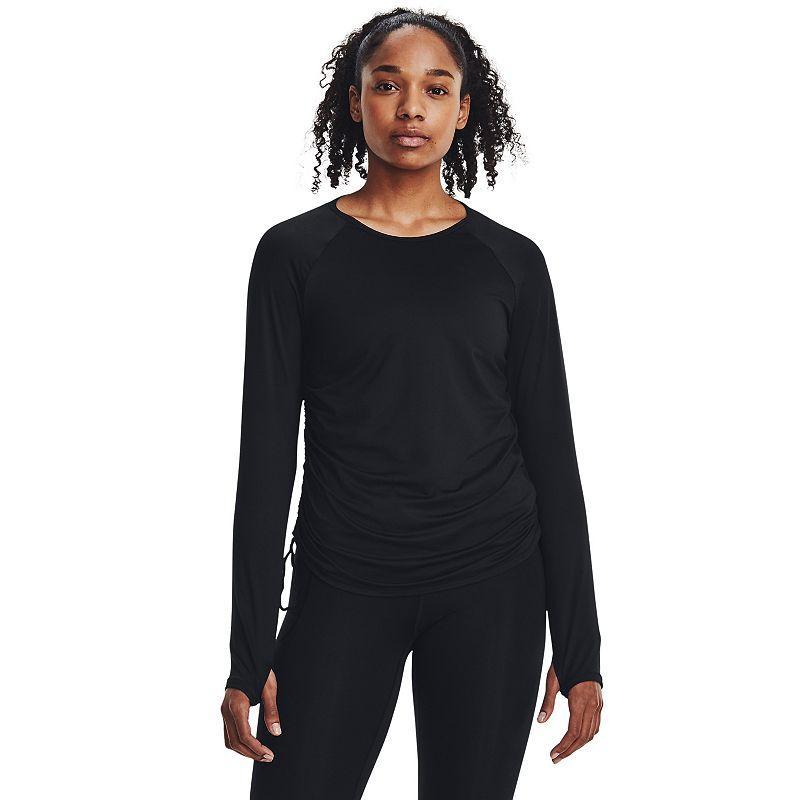 Womens Under Armour Motion Longline Long Sleeve Tee Purple Product Image