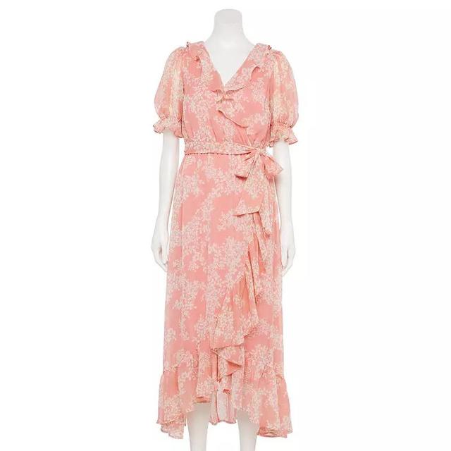 Womens LC Lauren Conrad Ruffled Wrap Maxi Dress Product Image