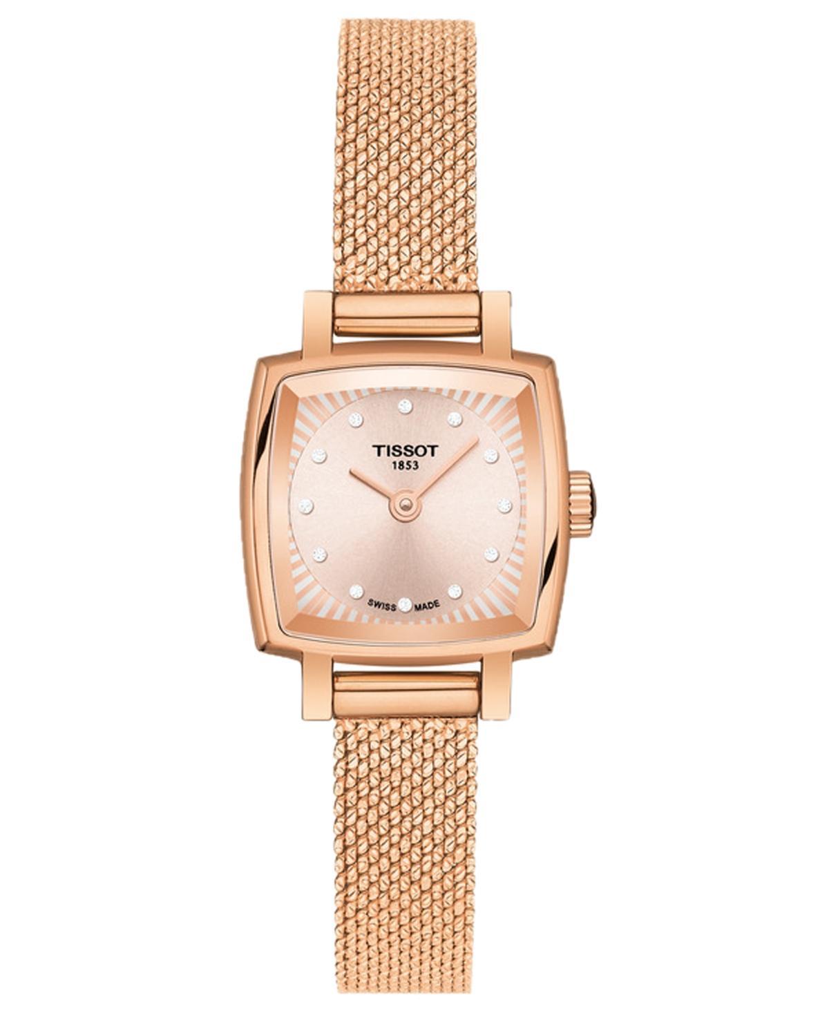 Tissot Lovely Rose Gold Square Watch Product Image