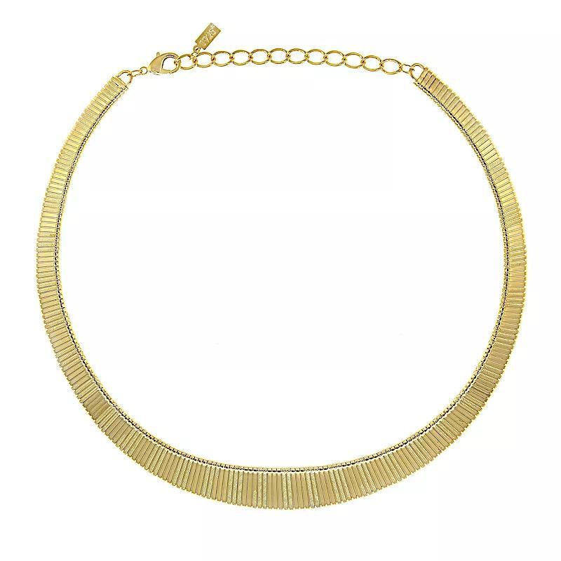 1928 Gold Tone Dipped Collar Necklace, Womens Product Image