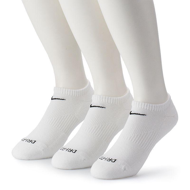 Nike Mens Nike 3 Pack Dri-FIT Plus No Show Socks - Mens Product Image