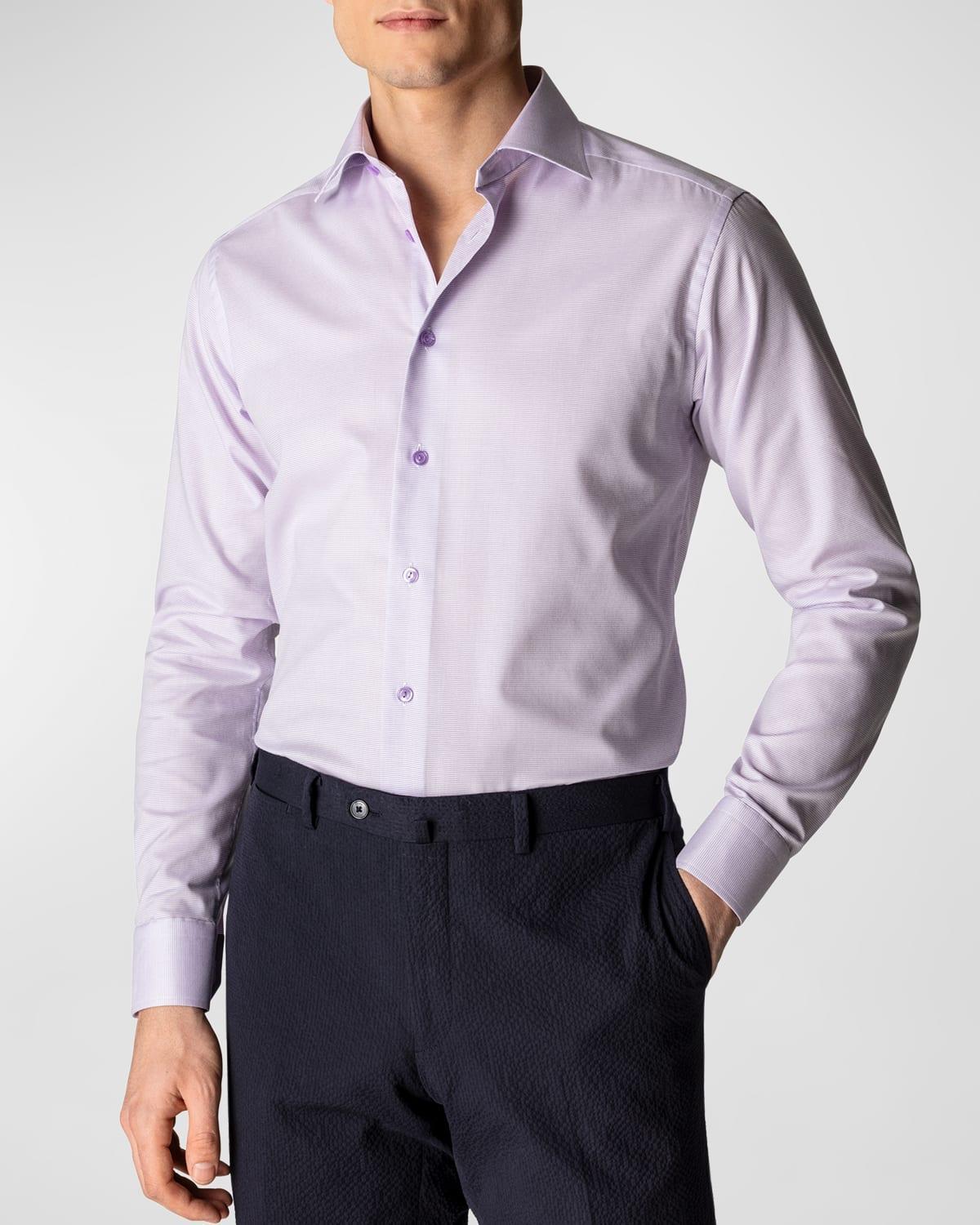 Eton Slim Fit Solid Dress Shirt Product Image