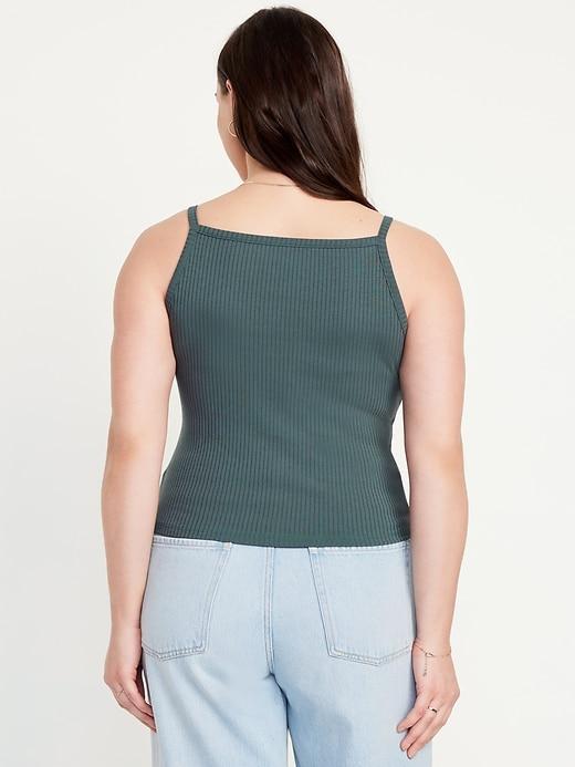 Rib-Knit Cami Tank Top Product Image