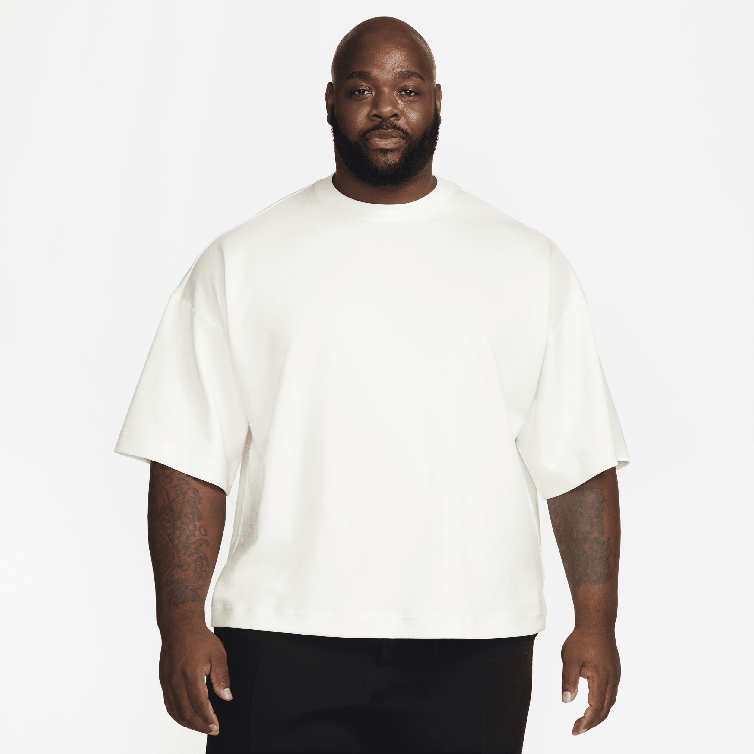 Men's Nike Sportswear Tech Fleece Reimagined Oversized Short-Sleeve Sweatshirt Product Image