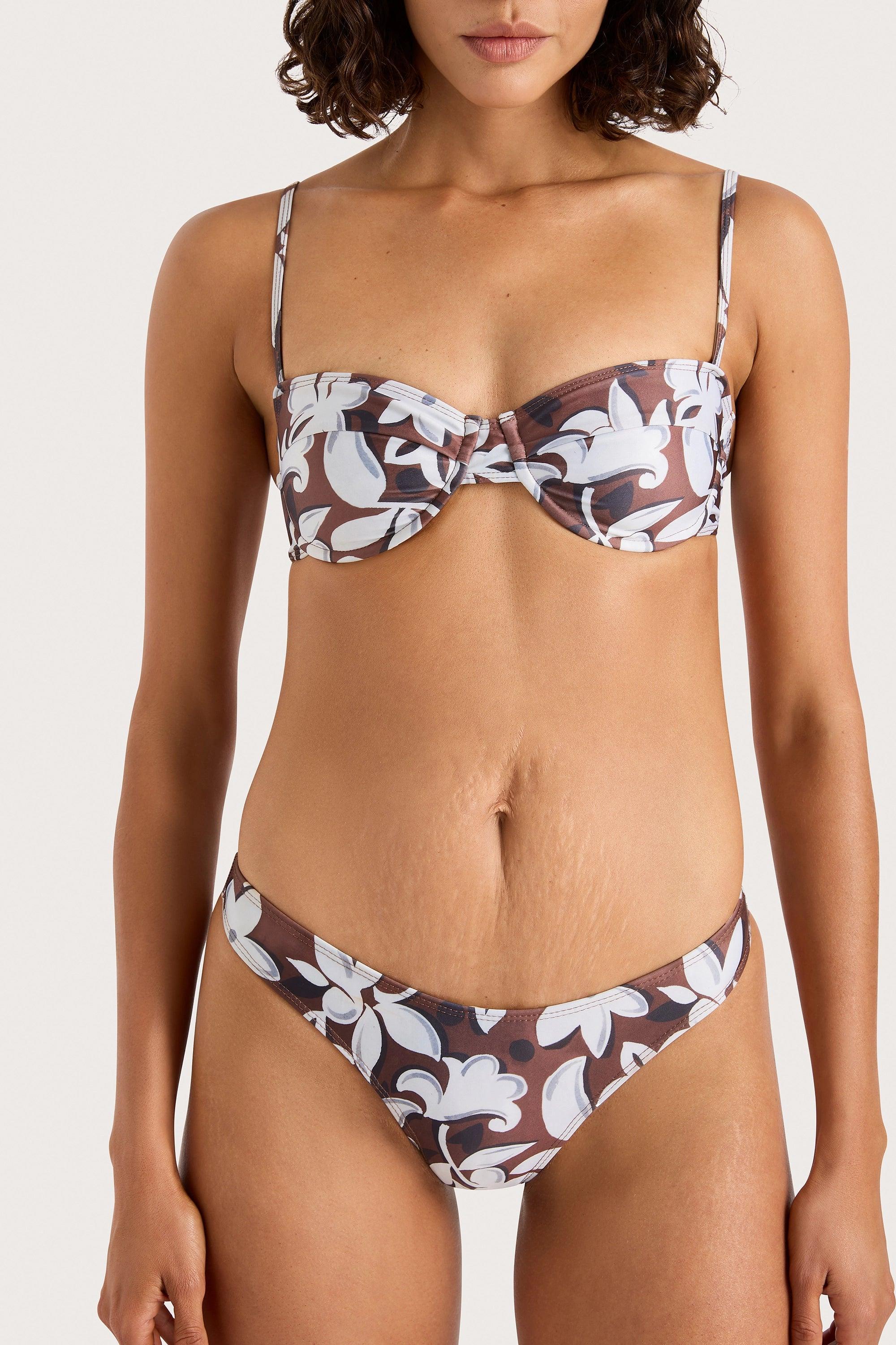 Bebe Bikini Bottom Plumeria Product Image