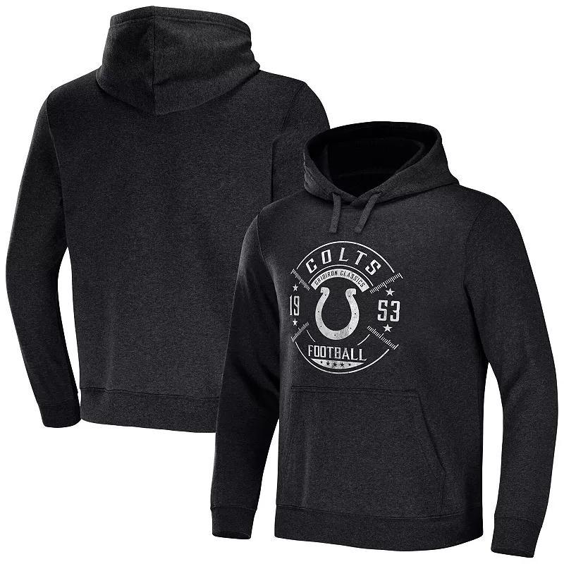 Mens NFL x Darius Rucker Collection by Fanatics Heather Charcoal New Orleans Saints Radar Pullover Hoodie Product Image