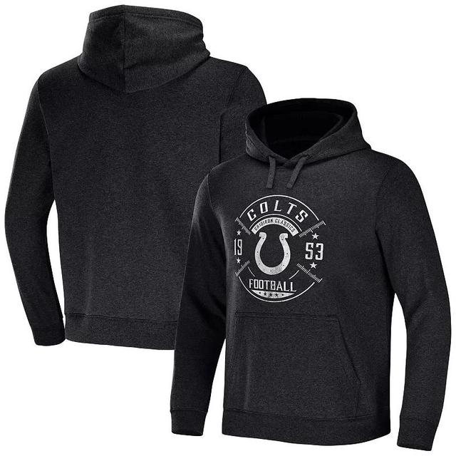 Mens NFL x Darius Rucker Collection by Fanatics Heather Charcoal Las Vegas Raiders Radar Pullover Hoodie Product Image