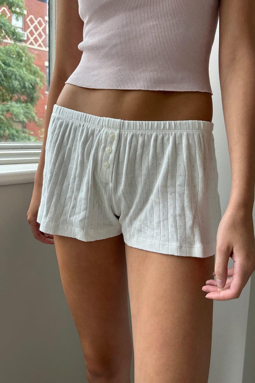 Keira Eyelet Sweatshorts Product Image