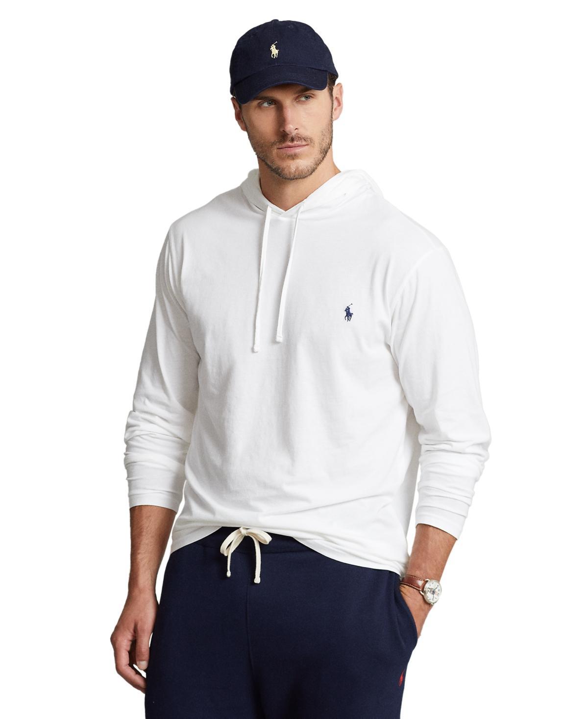 Big & Tall Polo Ralph Lauren Jersey Hooded Long-Sleeve T-Shirt Product Image