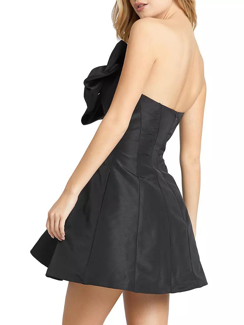 Bow Strapless Cocktail Dress Product Image