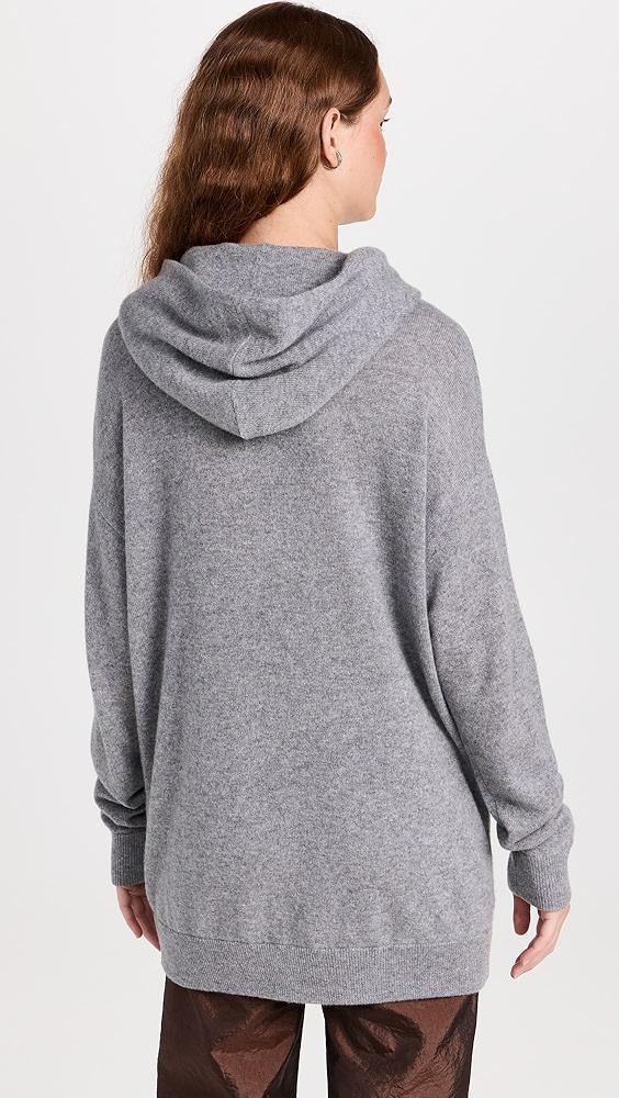 Tibi Feather Weight Cashmere Easy Hoodie | Shopbop Product Image