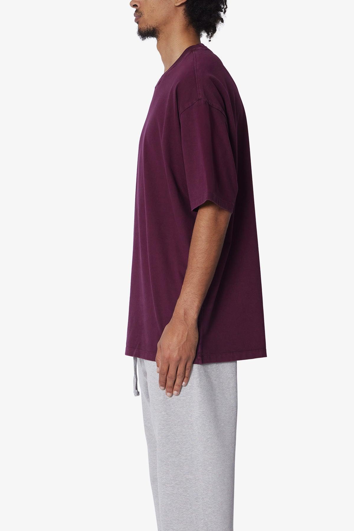 Heavy Every Day Tee - Burgundy Product Image