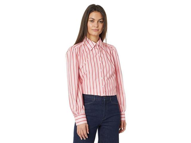 English Factory Stripe Shirt Women's Clothing Product Image