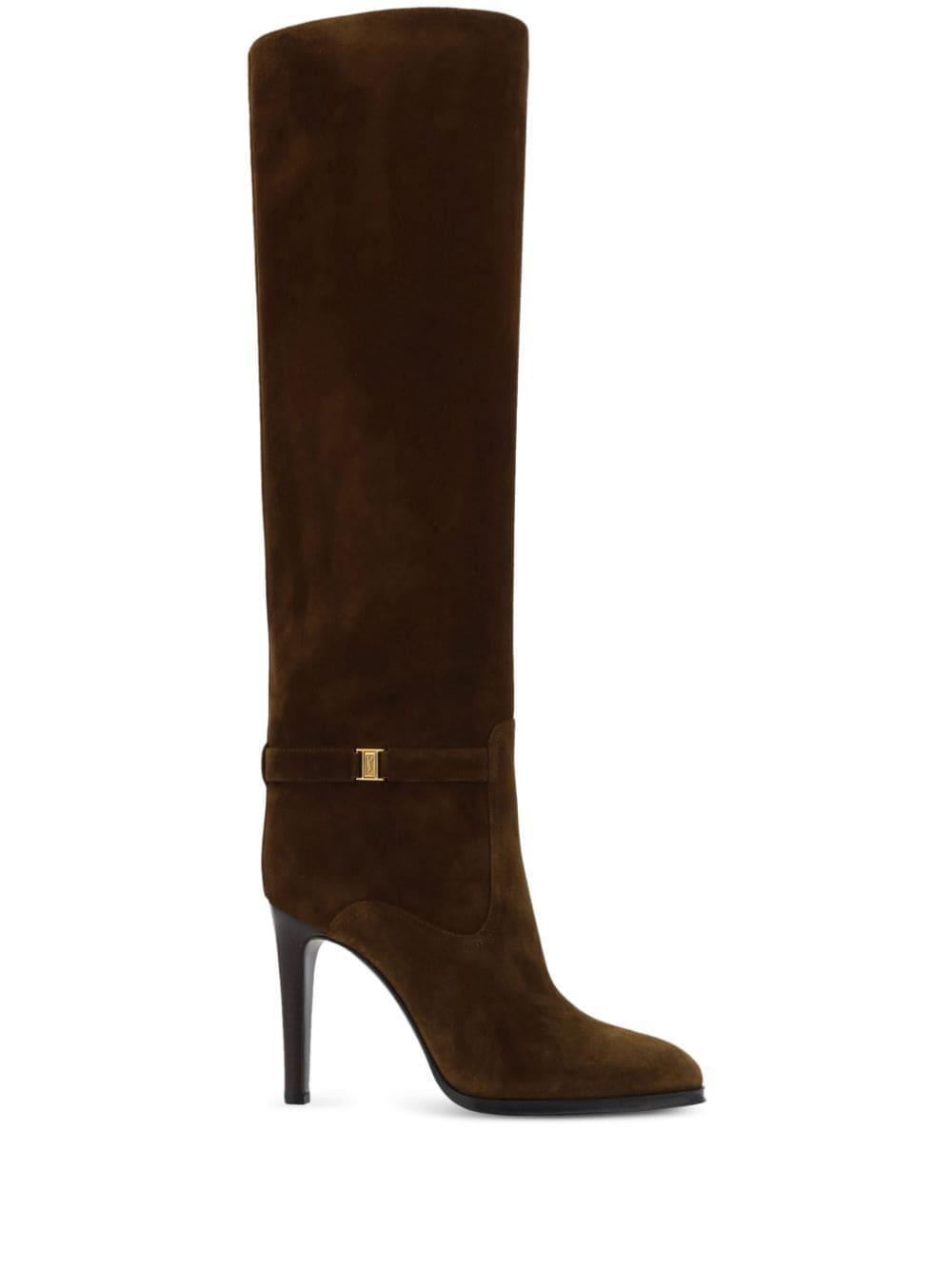 SAINT LAURENT Diane Boots In Brown product image