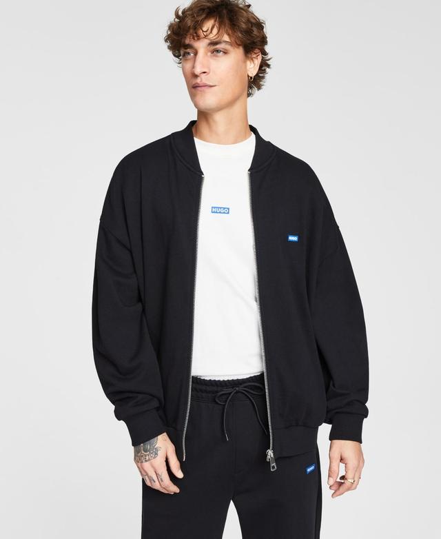 Hugo Boss Mens Narane Zip Front Logo Track Jacket Product Image