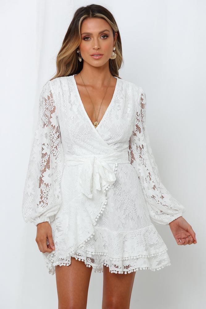 Elevated Angels Dress White Product Image