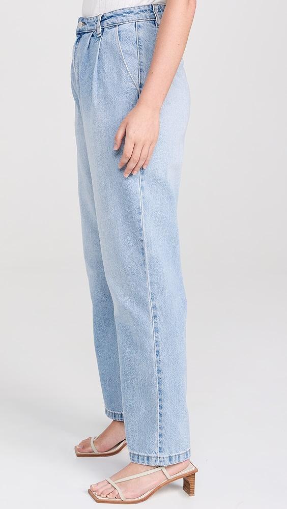 Rolla's Chloe Pleat Denim Jeans | Shopbop Product Image