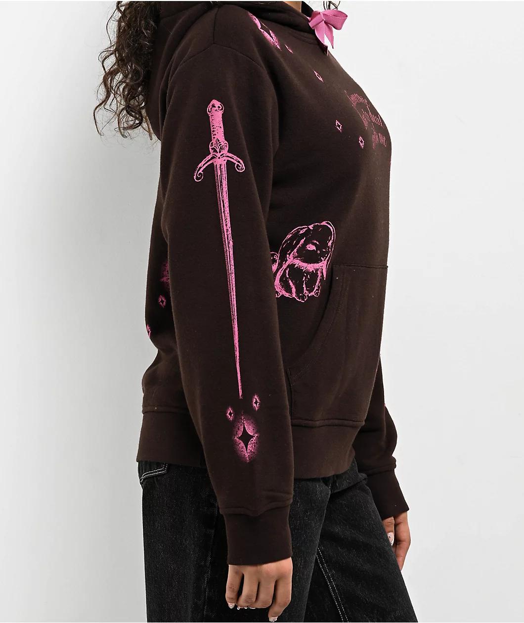 Empyre Laroso Ribbon Brown Hoodie Product Image