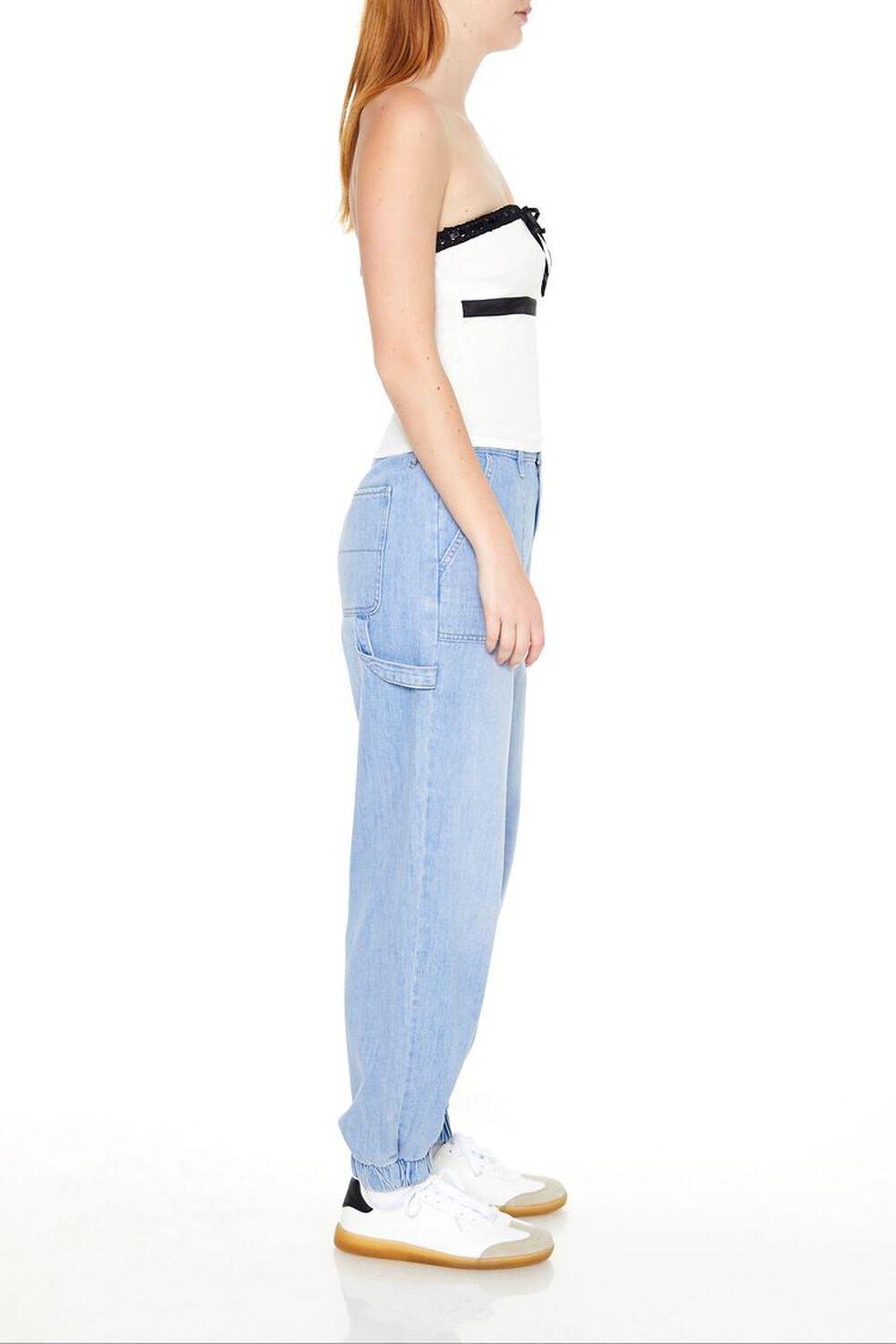 Denim Utility Cargo Joggers | Forever 21 Product Image