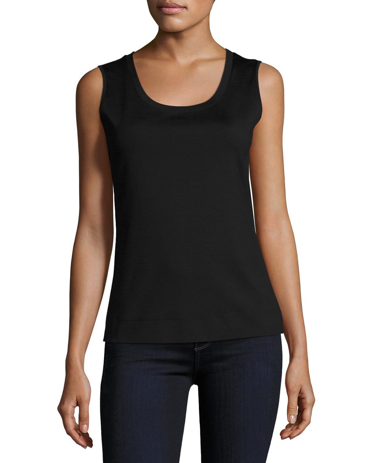 Lafayette 148 New York Stretch Swiss Cotton Rib Tank Product Image