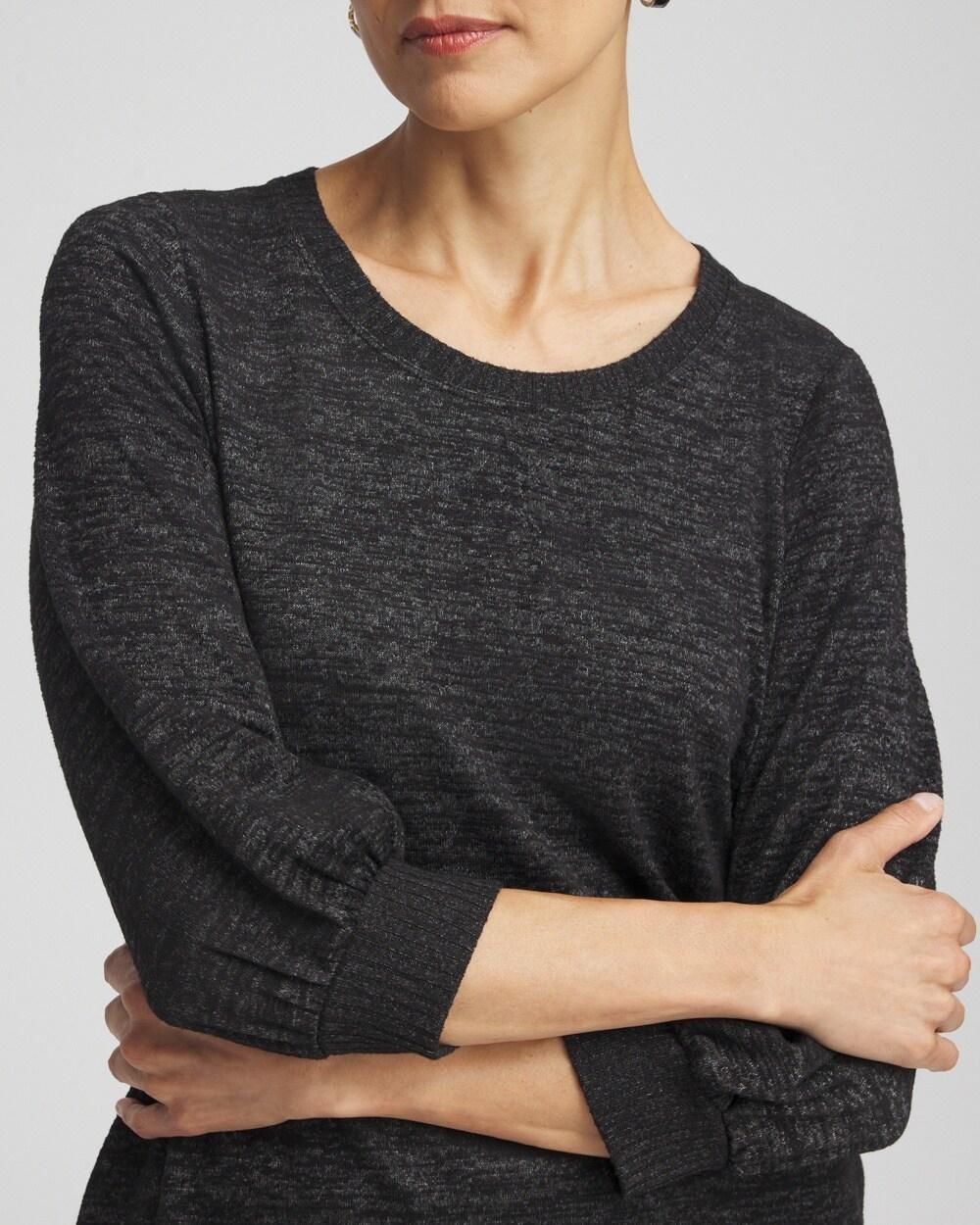 Studded V-Neck Sweater Product Image