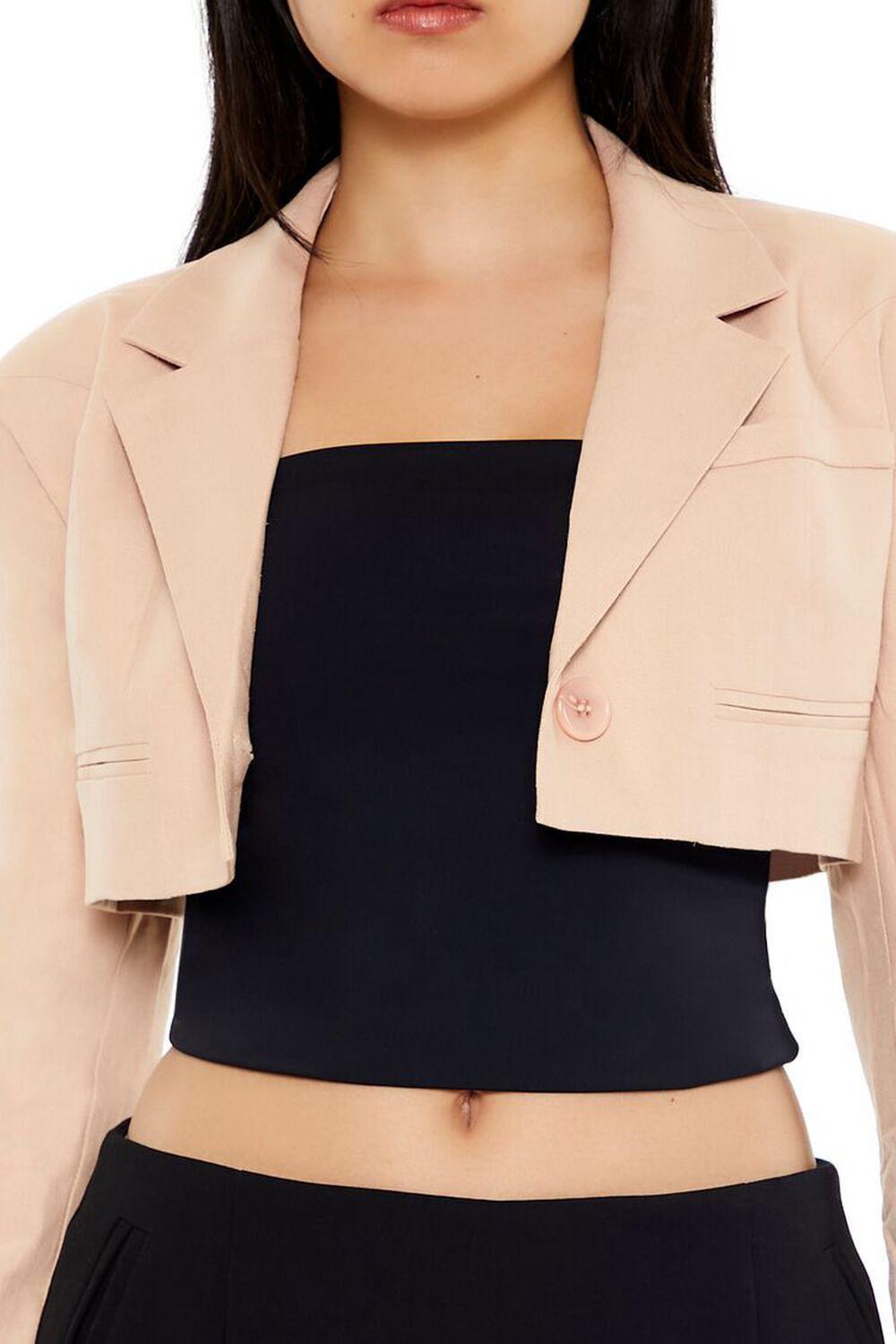 Cropped Boxy Blazer | Forever 21 Product Image