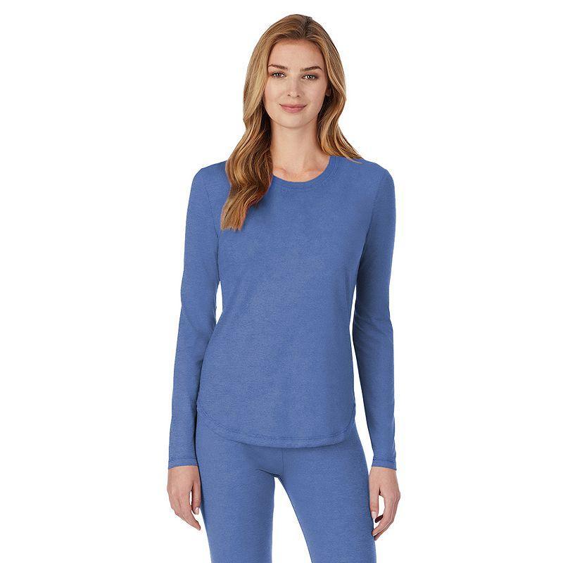 Petite Cuddl Duds Under Scrubs Crewneck Top, Womens Product Image