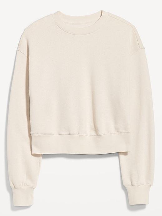 SoComfy Drop-Shoulder Crew-Neck Sweatshirt Product Image