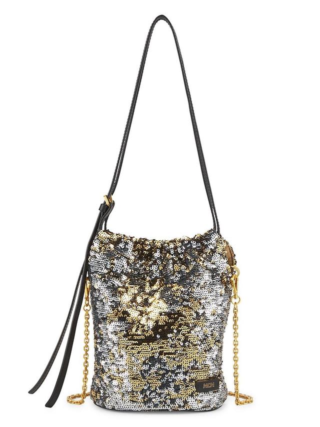 Womens Himmel Sequin-Embellished Drawstring Bag Product Image