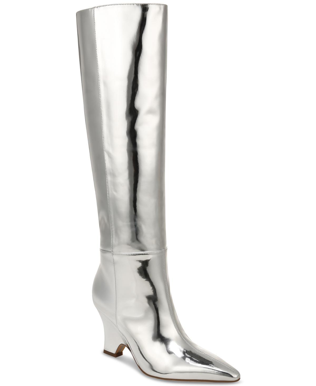 Womens Vance Leather Knee-High Boots Product Image