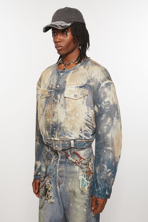 Cropped denim jacket Product Image