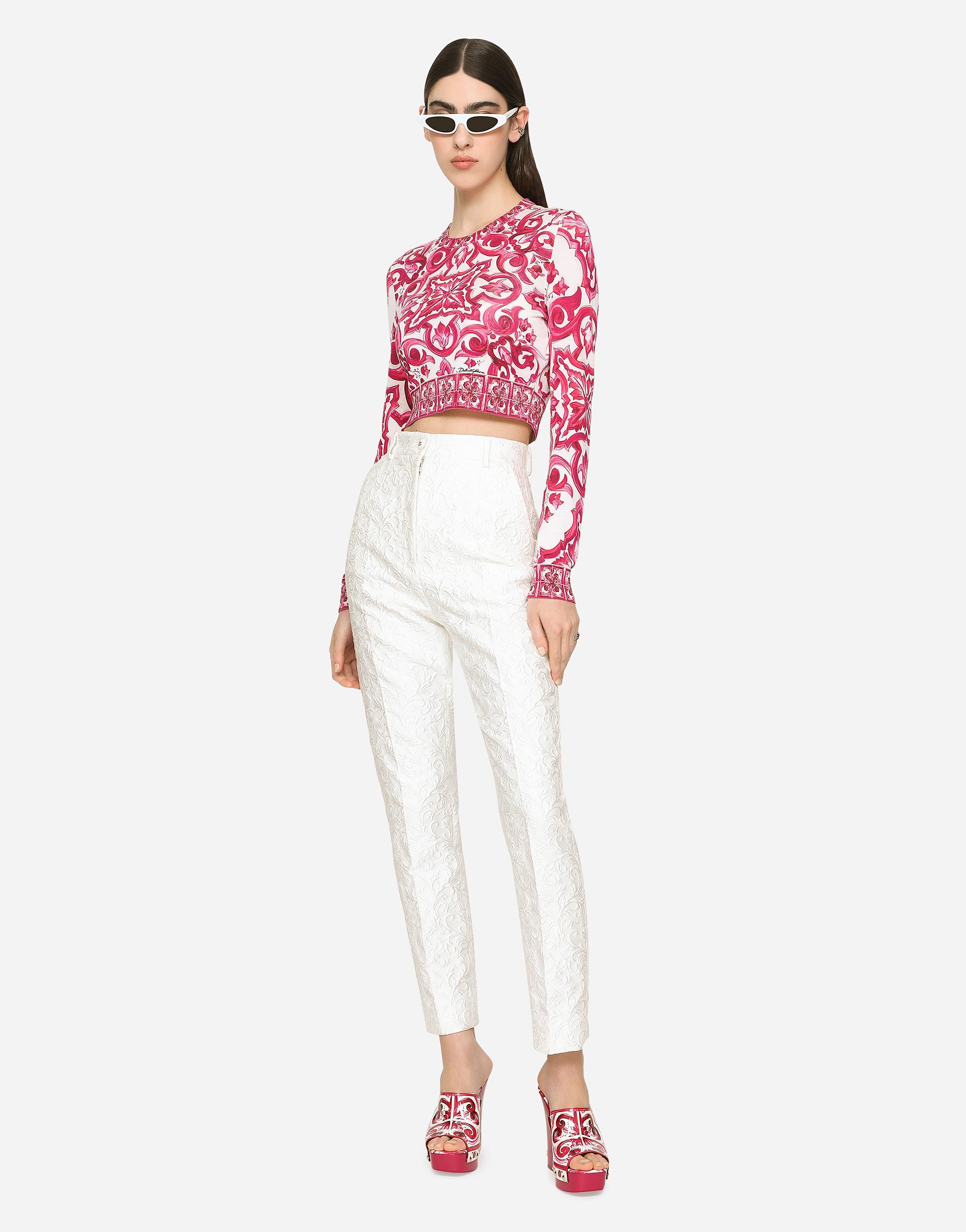 Cropped-top Mit Print In Multicolor Product Image