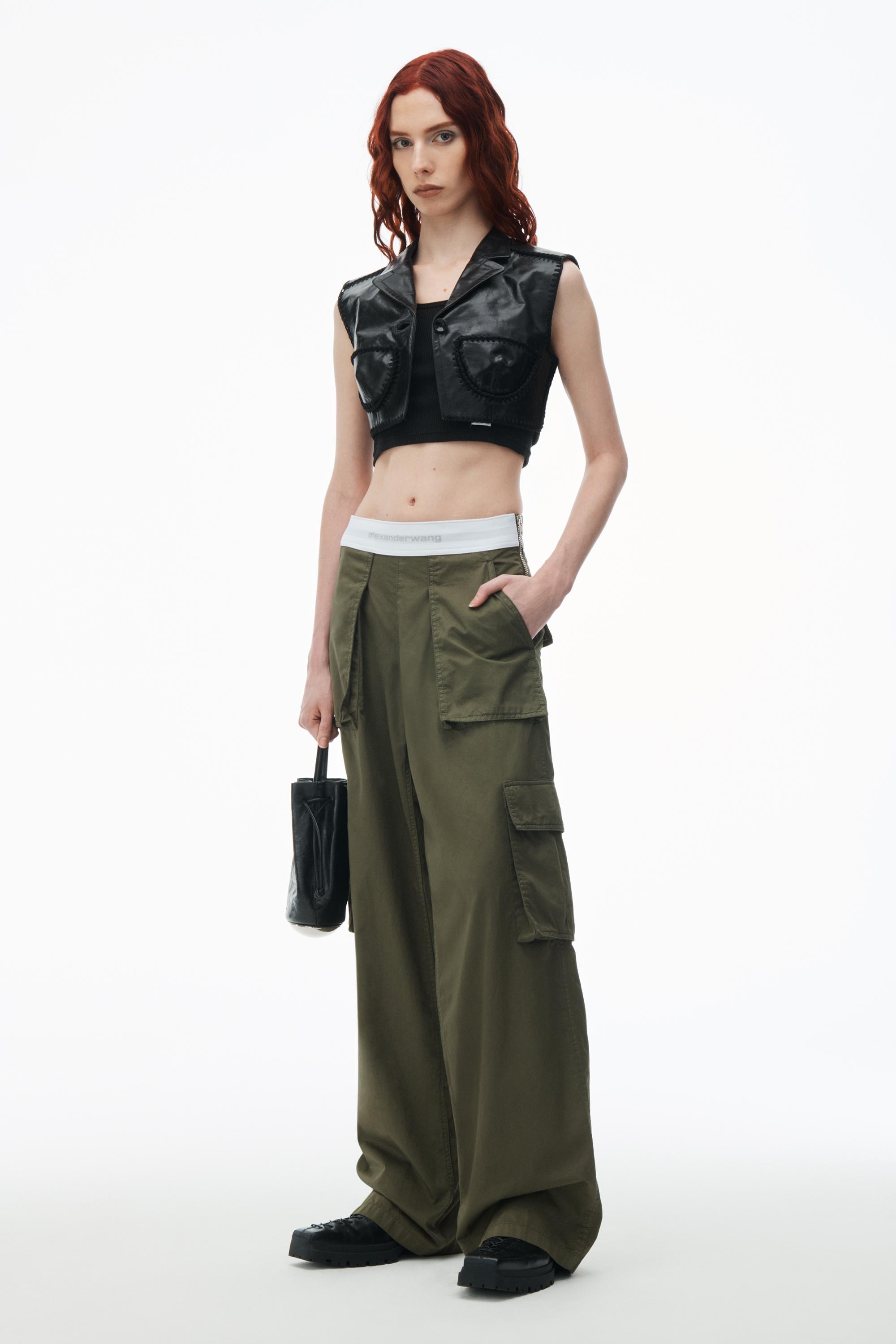 Mid-rise Cargo Rave Pants Product Image