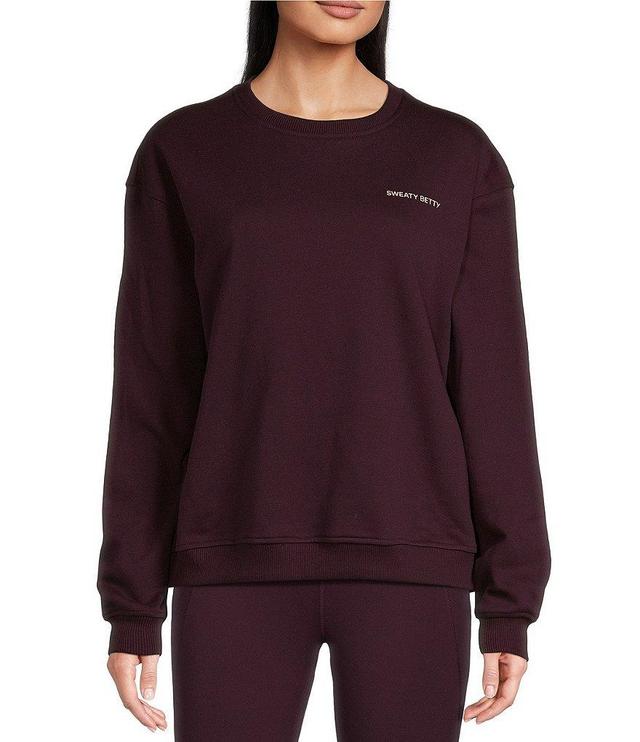 Sweaty Betty Revive Crew Neck Long Sleeve Pullover Sweatshirt Product Image