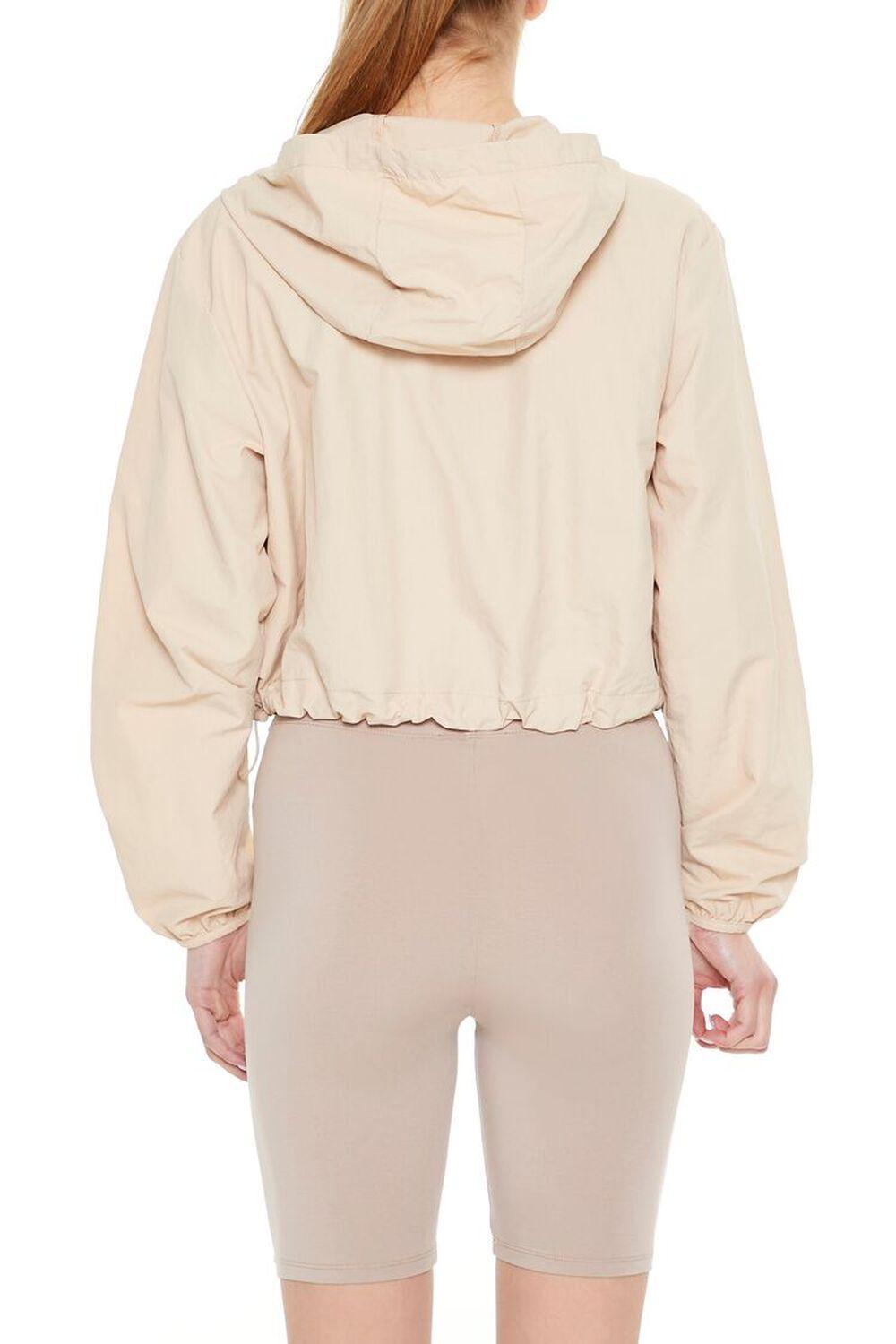 Cropped Hooded Zip-Up Jacket | Forever 21 Product Image