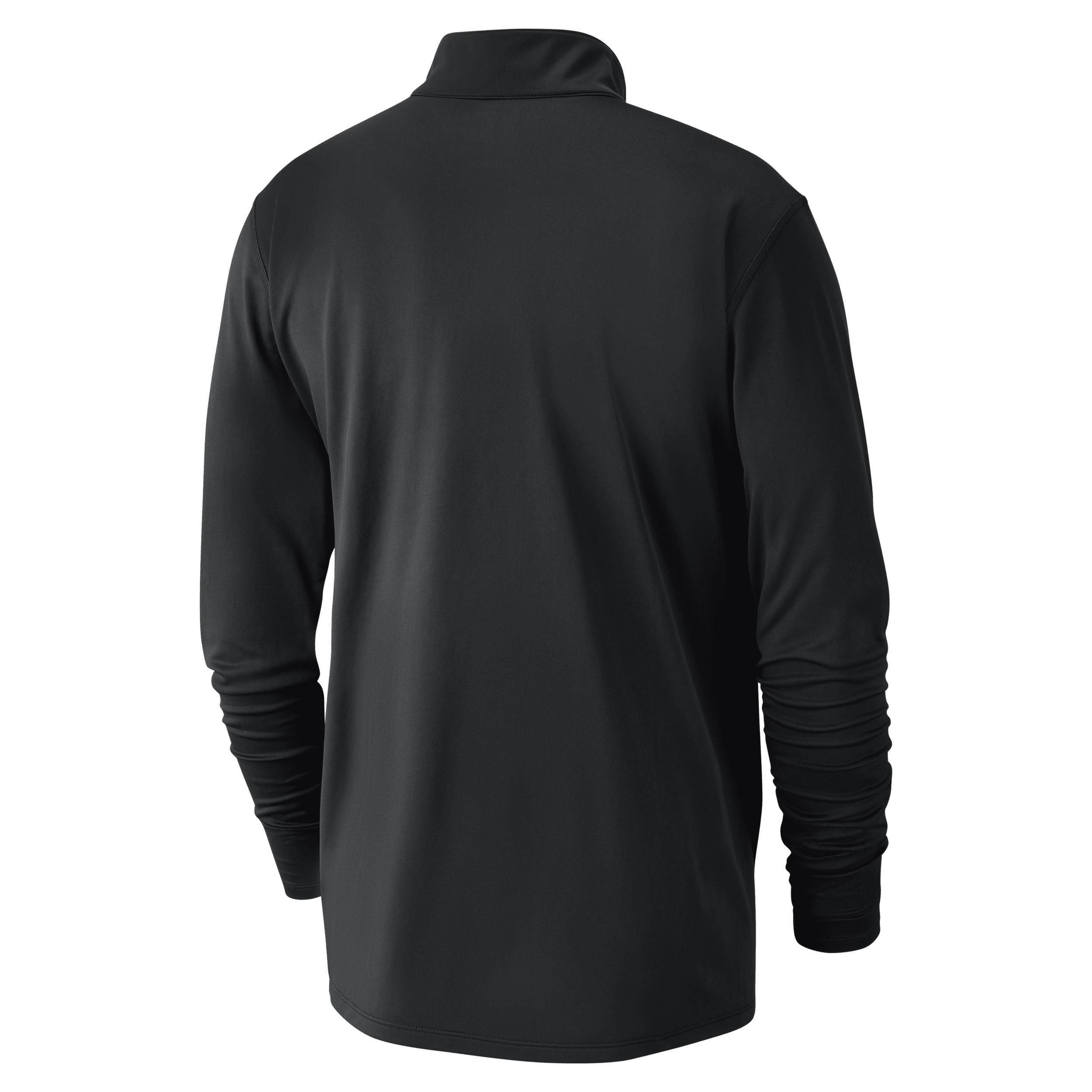 Nike Mens Black Los Angeles Lakers 2024/25 Courtside Performance Half-Zip Top Product Image