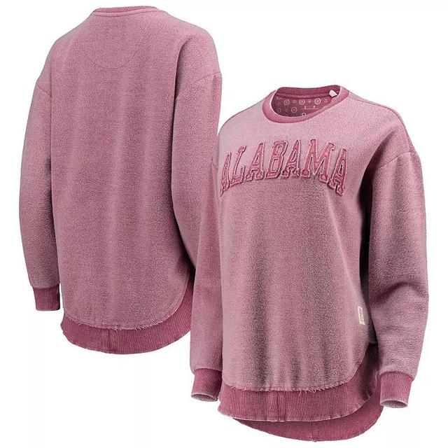 Womens Pressbox Crimson Alabama Crimson Tide Ponchoville Pullover Sweatshirt Product Image