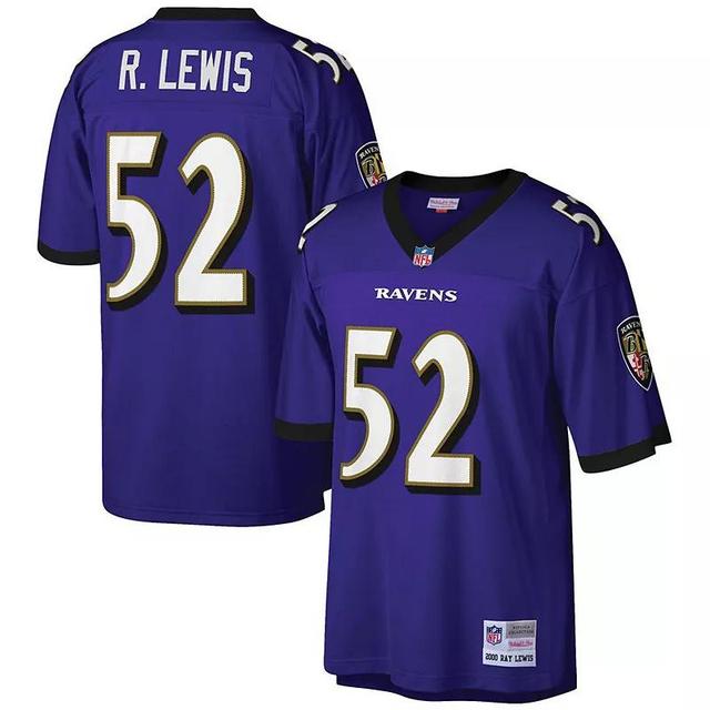 Mens Mitchell & Ness Ray Lewis Baltimore Ravens Big & Tall 2000 Retired Player Replica Jersey Product Image