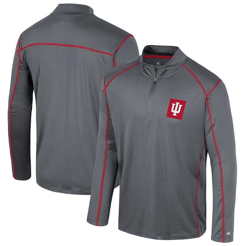 Mens Colosseum Indiana Hoosiers Cameron Quarter-Zip Windshirt Product Image