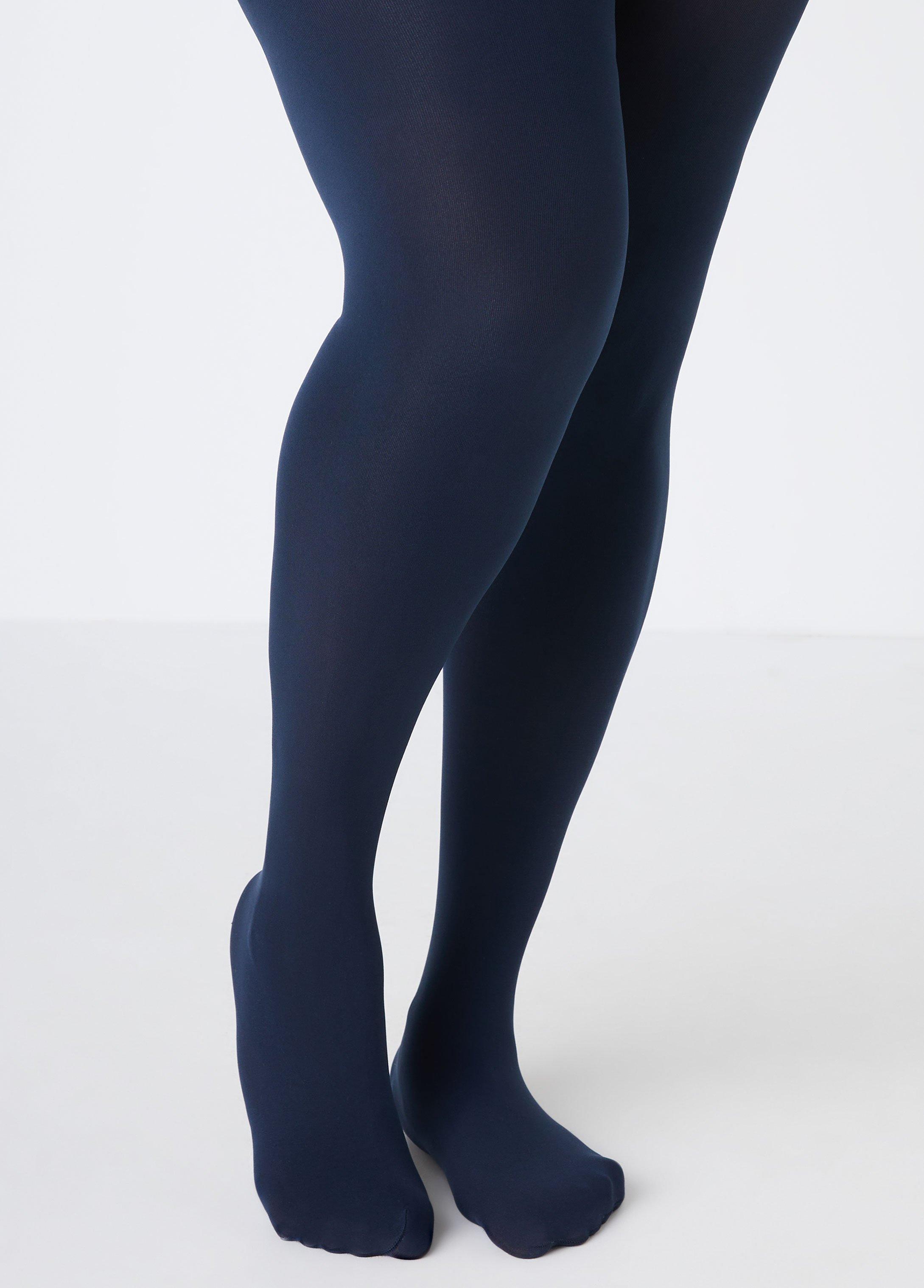 Plus Size 50 Denier Opaque Footed Tights Ashley Stewart Product Image