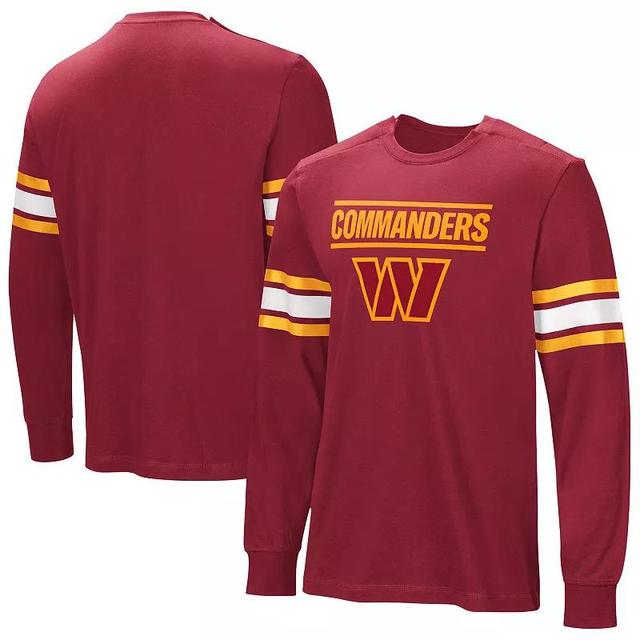 Mens Burgundy Washington Commanders Hands Off Long Sleeve Adaptive T-Shirt Product Image