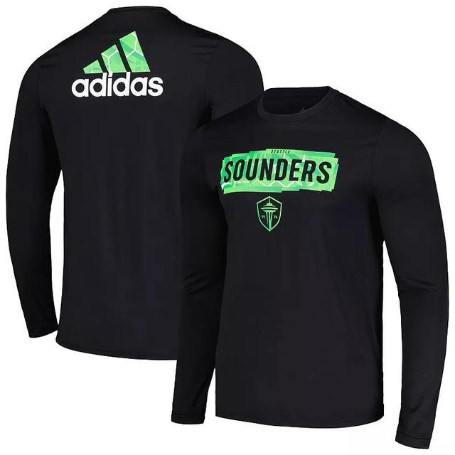 Mens adidas Seattle Sounders FC Local Pop AEROREADY Long Sleeve T-Shirt Product Image