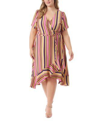 Trendy Plus Size Varsha Wrap Dress Product Image