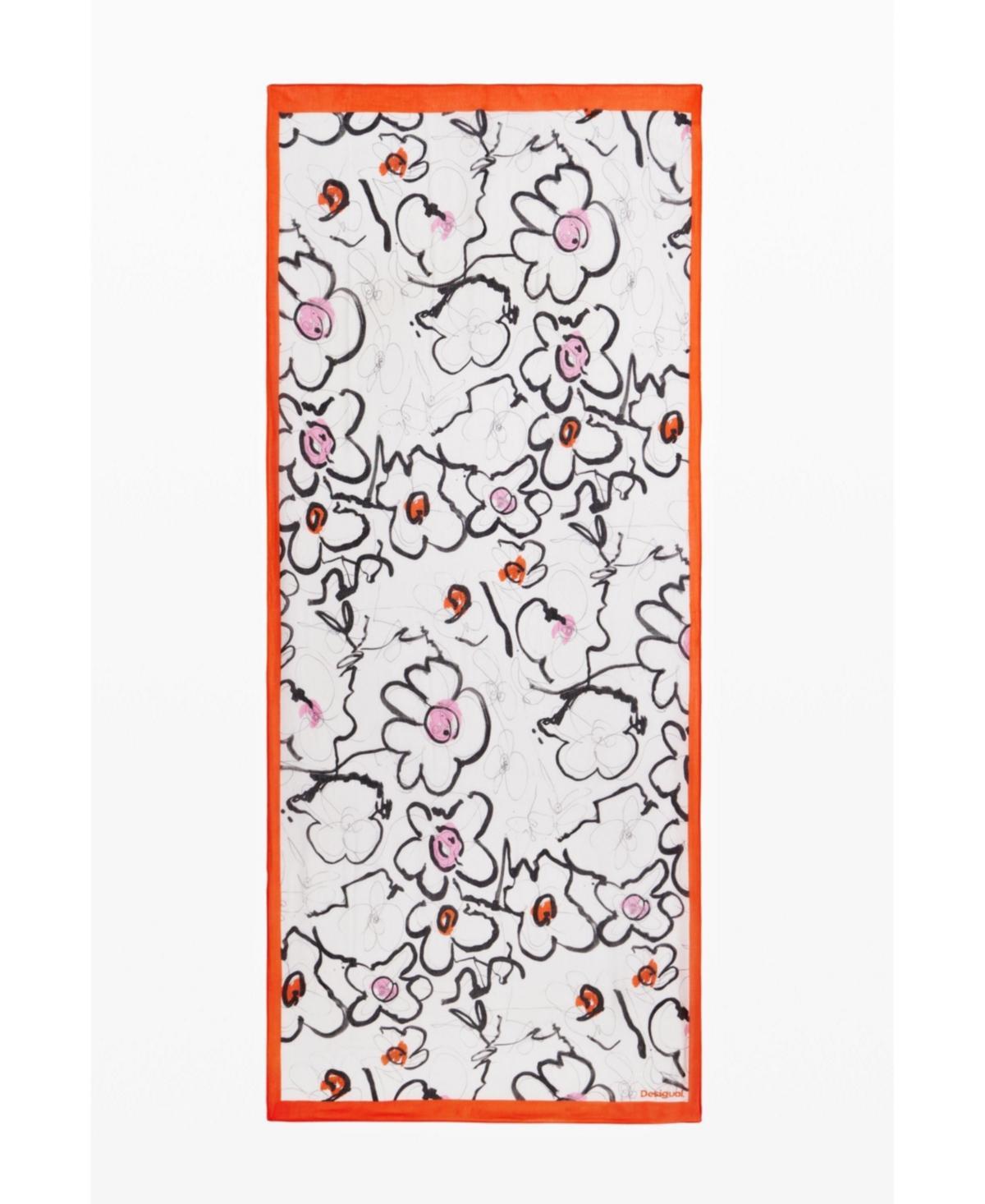 Desigual Womens Floral scarf Product Image