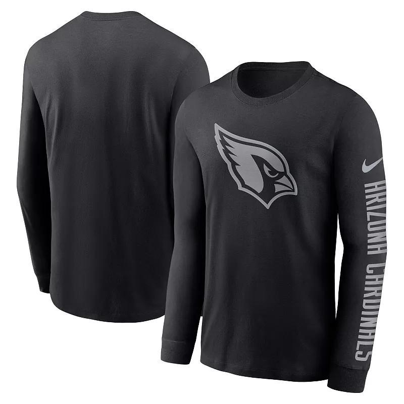 Mens Nike College Navy Seattle Seahawks Team Slogan Long Sleeve T-shirt Product Image