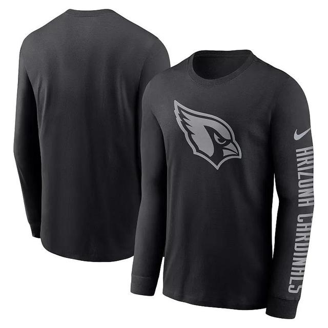 Mens Nike Black Minnesota Vikings Team Slogan Long Sleeve T-Shirt Product Image